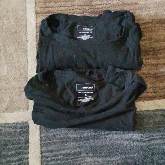 2 Small Sonoma Black Long Sleeves - Picture 4 of 4